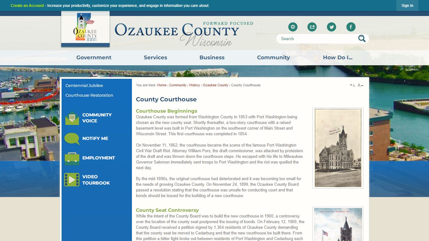 County Courthouse | Ozaukee County, WI - Official Website